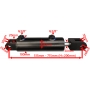 SIŁOWNIK HYDRAULICZNY 90x30 SKOK 200 AGREGATU